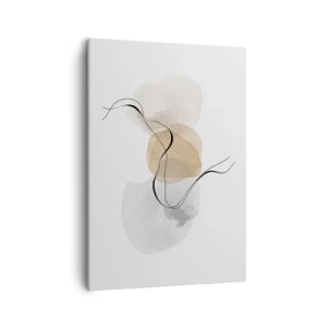 Schilderen op canvas - Lucht kralen - 50x70 cm