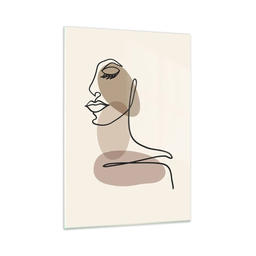 Schilderen op glas - Luisteren naar zichzelf - 50x70 cm