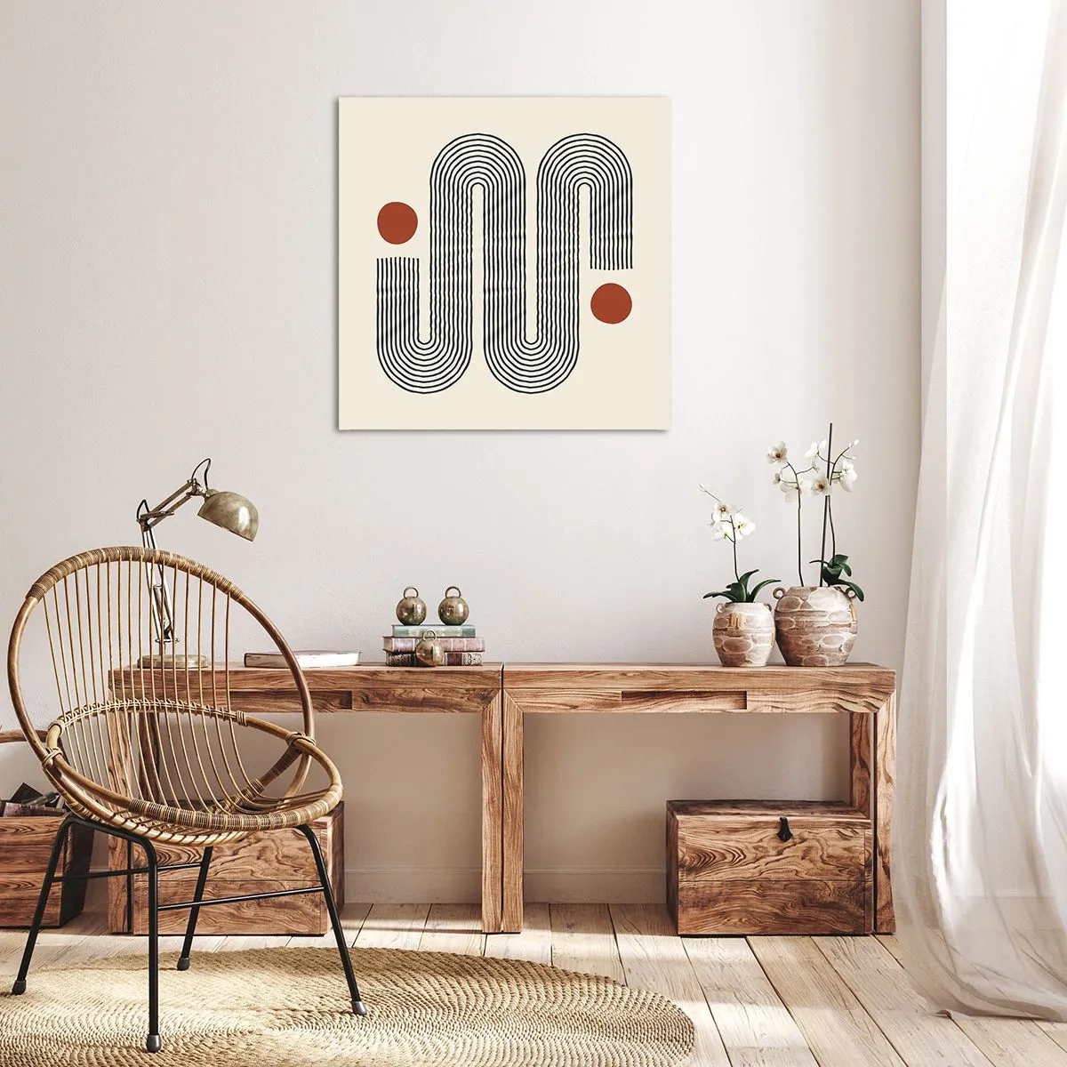 Schilderen op canvas - Van het begin tot het eind - 50x50 cm