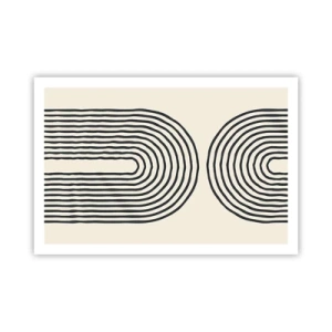 Poster - In een ogenblik ... - 91x61 cm