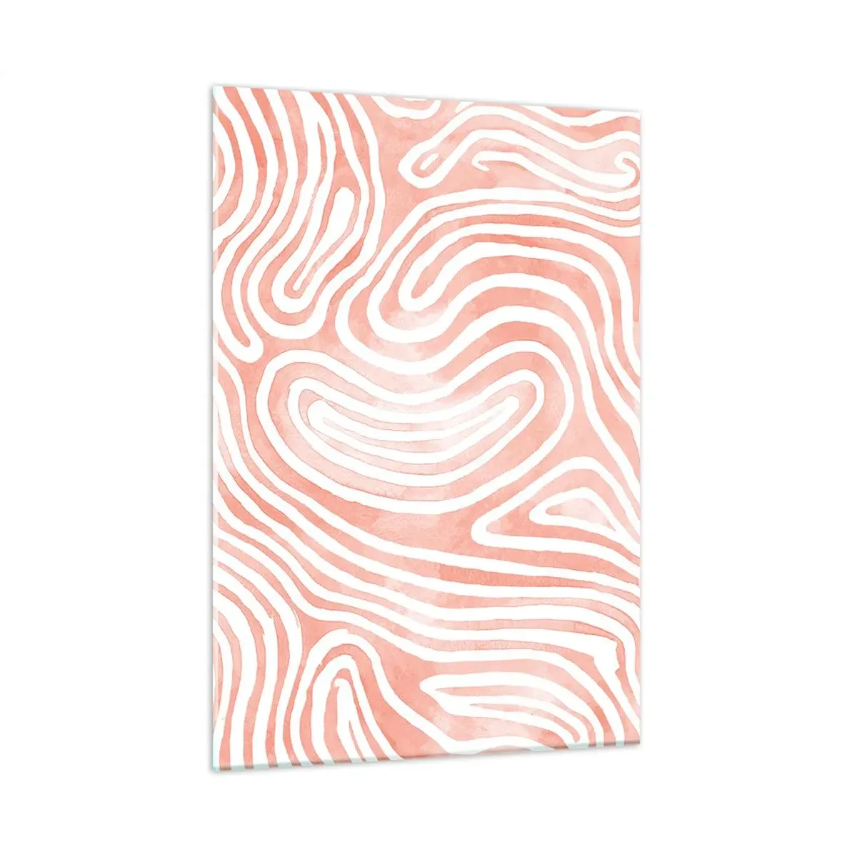 Schilderen op glas - In het koraallabyrint - 50x70 cm