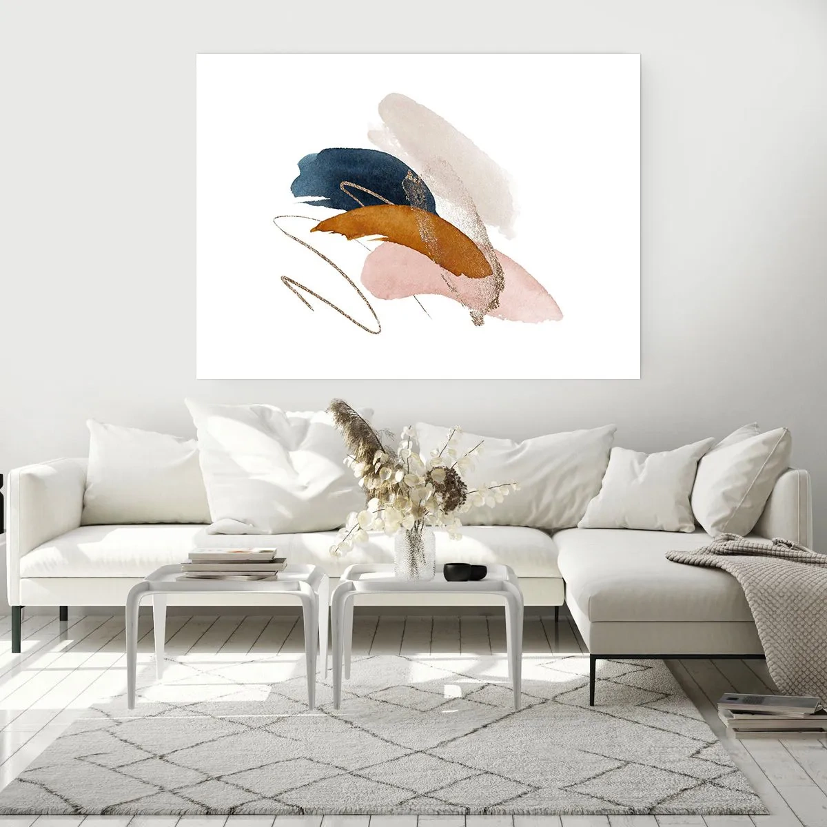 Poster - Gevleugelde compositie - 70x50 cm