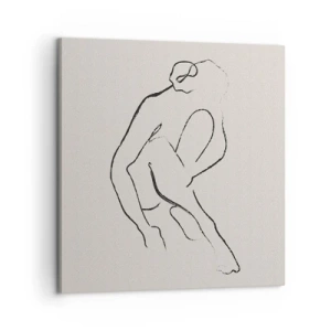 Schilderen op canvas - Intieme schets - 60x60 cm