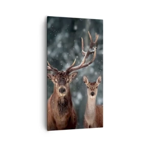 Schilderen op canvas - Heer van het bos met zijn vrouw - 55x100 cm