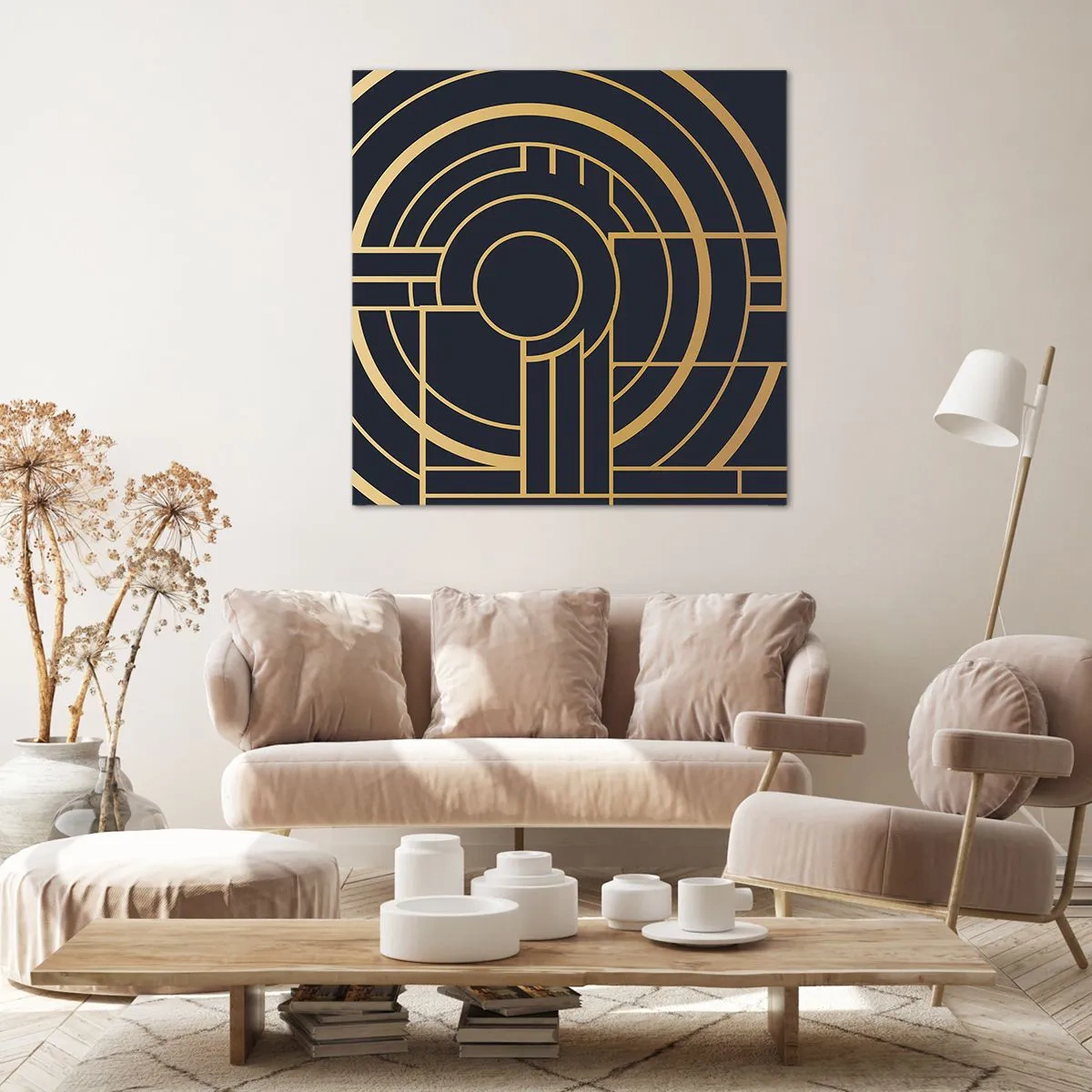 Schilderen op canvas - Draaien van dingen - 40x40 cm