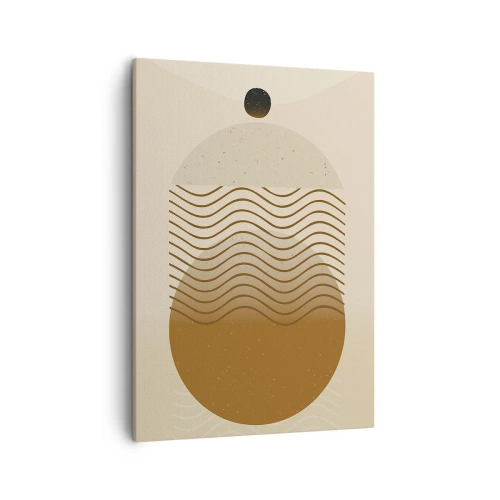 Schilderen op canvas - Over de oorsprong van geometrische figuren - 50x70 cm