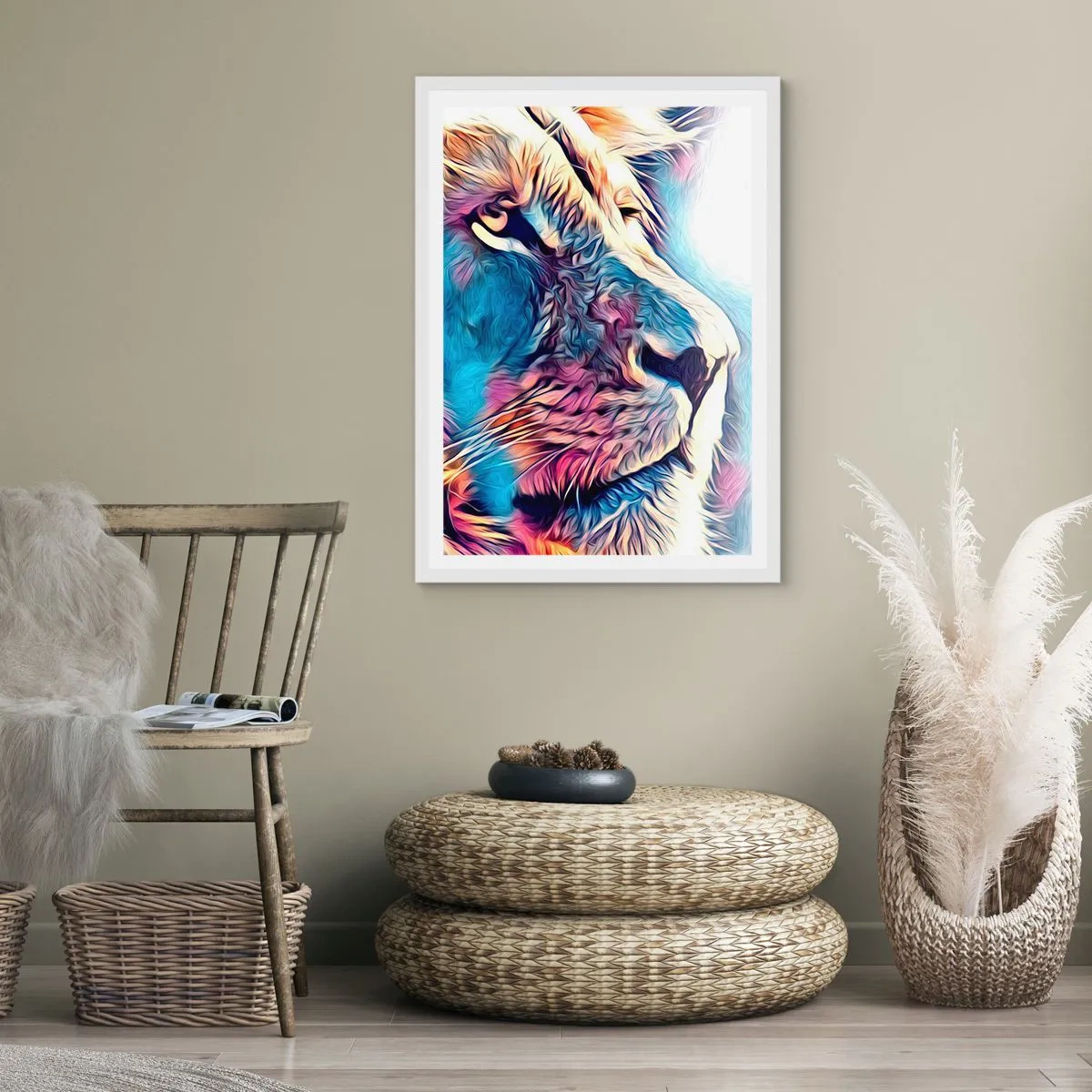 Poster in een witte lijst - De wijsheid van de natuur - 30x40 cm