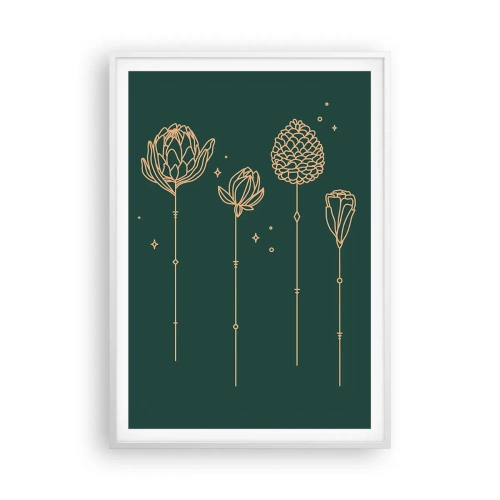 Poster in een witte lijst - Kruidenfamiie / Familie Ziółkowsi ?? - 70x100 cm