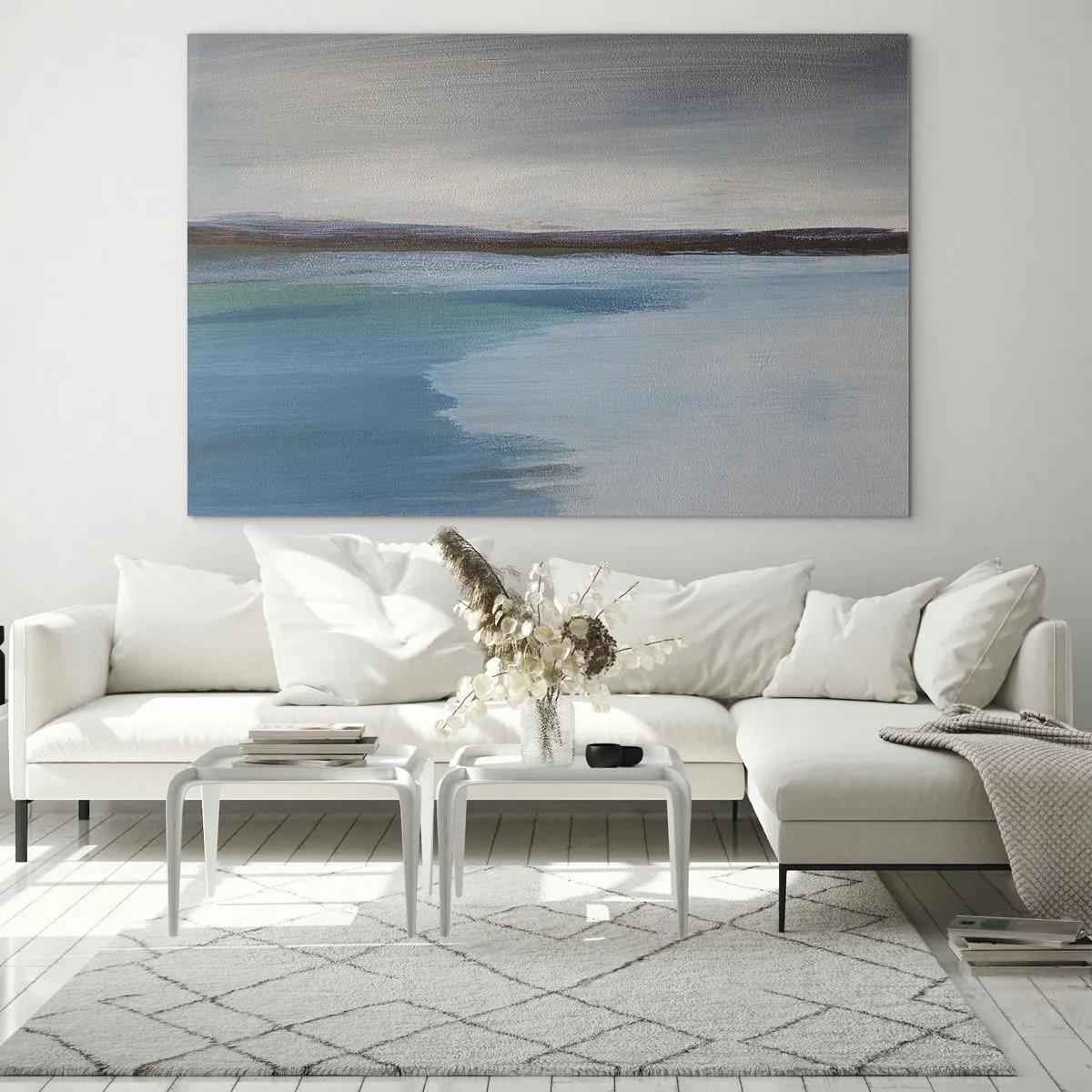 Schilderen op glas - Horizontaal landschap - 100x70 cm