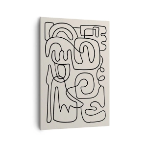 Schilderen op canvas - Volg het pad - 70x100 cm