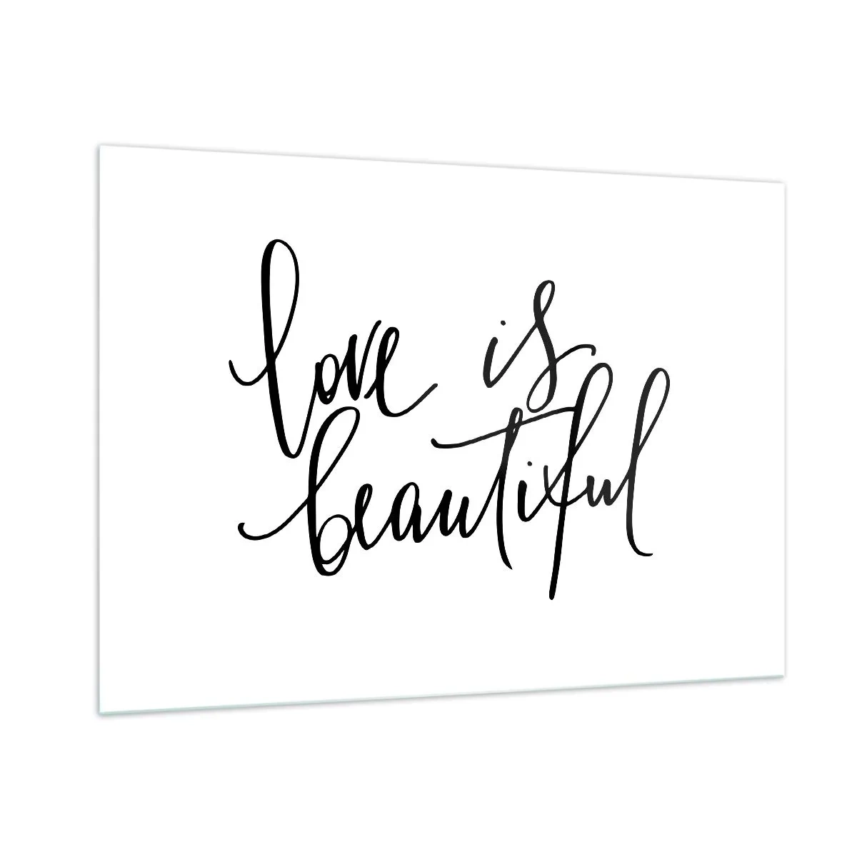 Schilderen op glas - Lees en herhaal - 100x70 cm