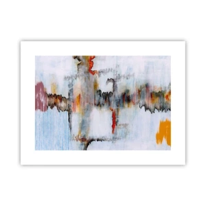 Poster - Een stok op het water - 40x30 cm