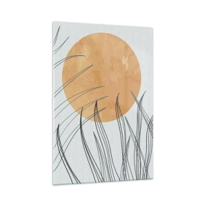 Schilderen op glas - Altijd naar de zon - 70x100 cm