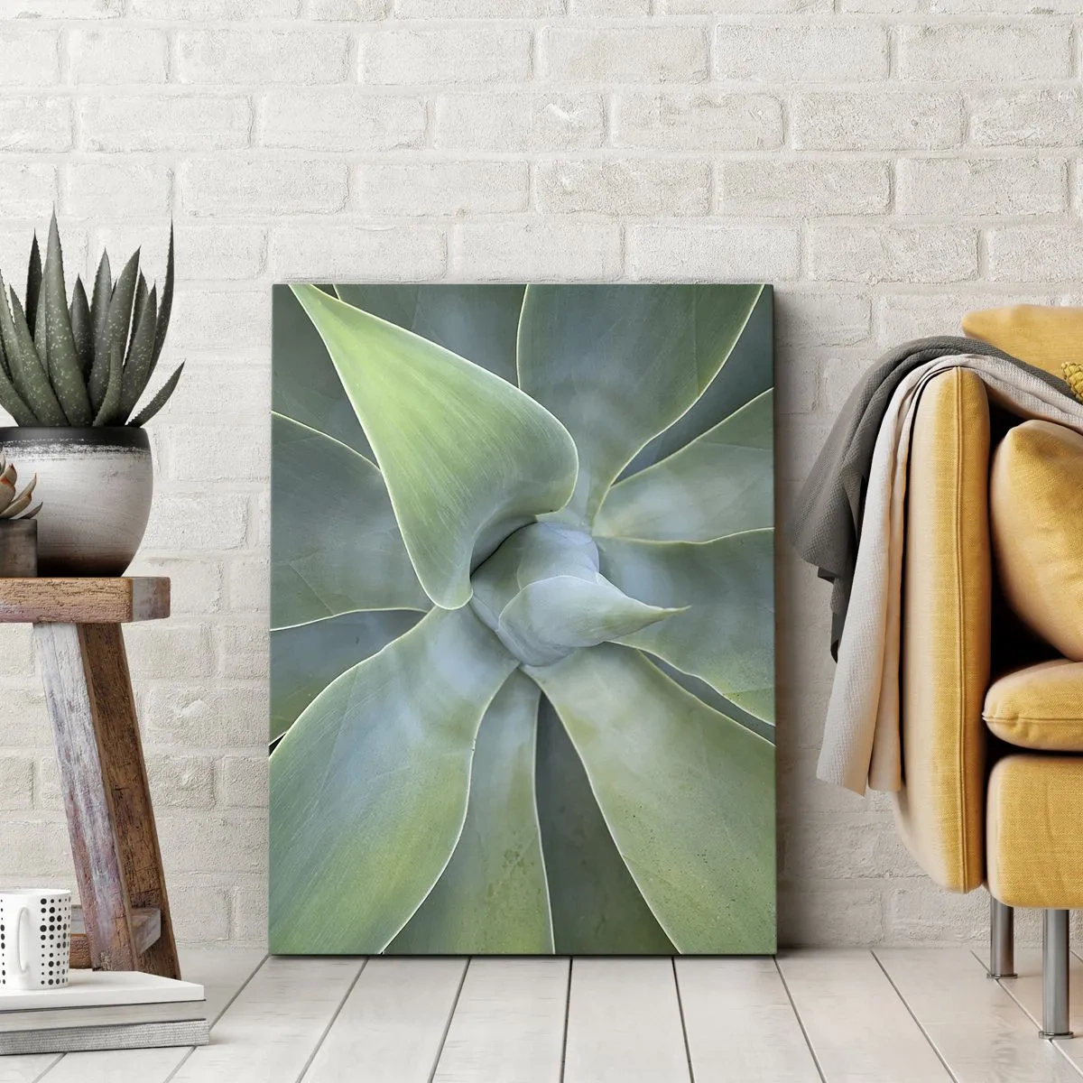 Schilderen op canvas - De geboorte van groen - 65x120 cm