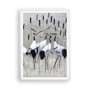 Poster in een witte lijst - Onder hun eigen - 70x100 cm