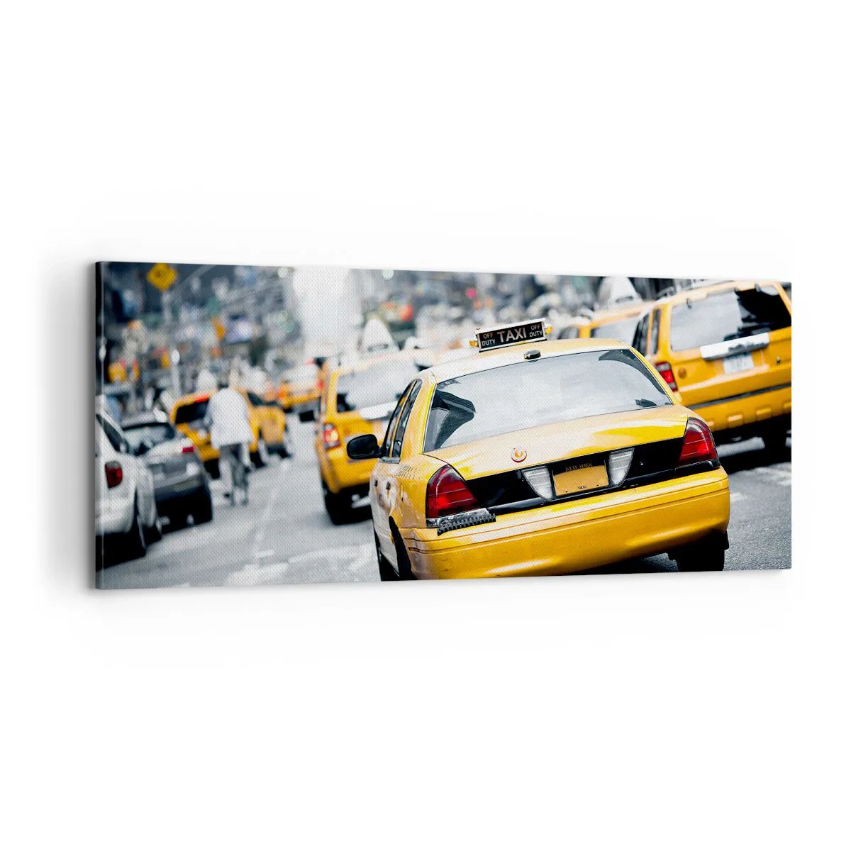 Schilderen op canvas - Alleen in deze stad - 100x40 cm