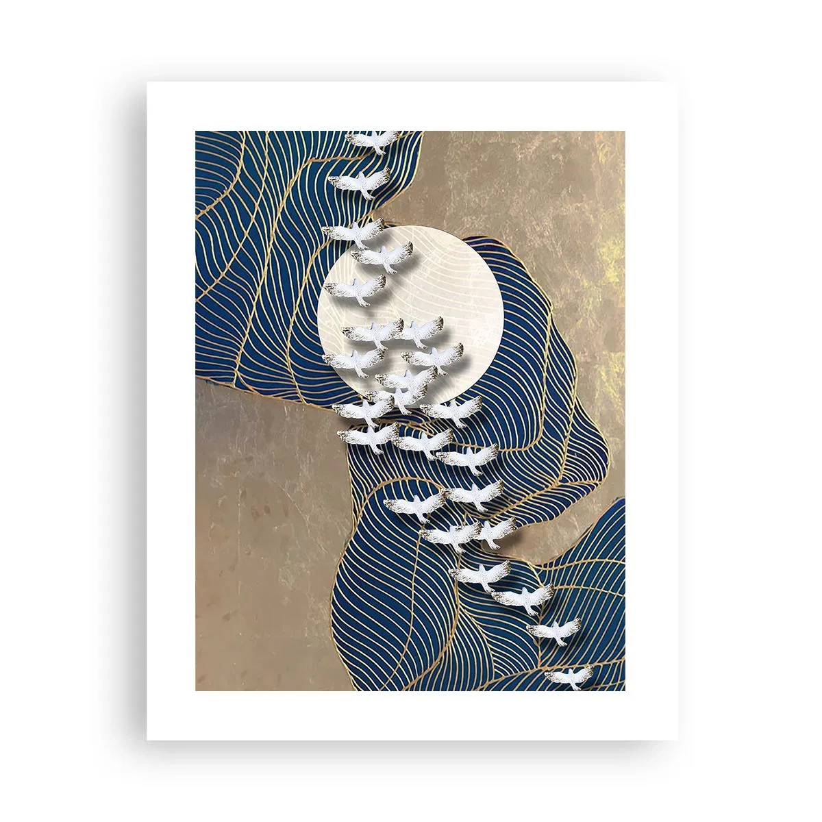 Poster - Vrijheid, dwalen, gemeenschap - 40x50 cm