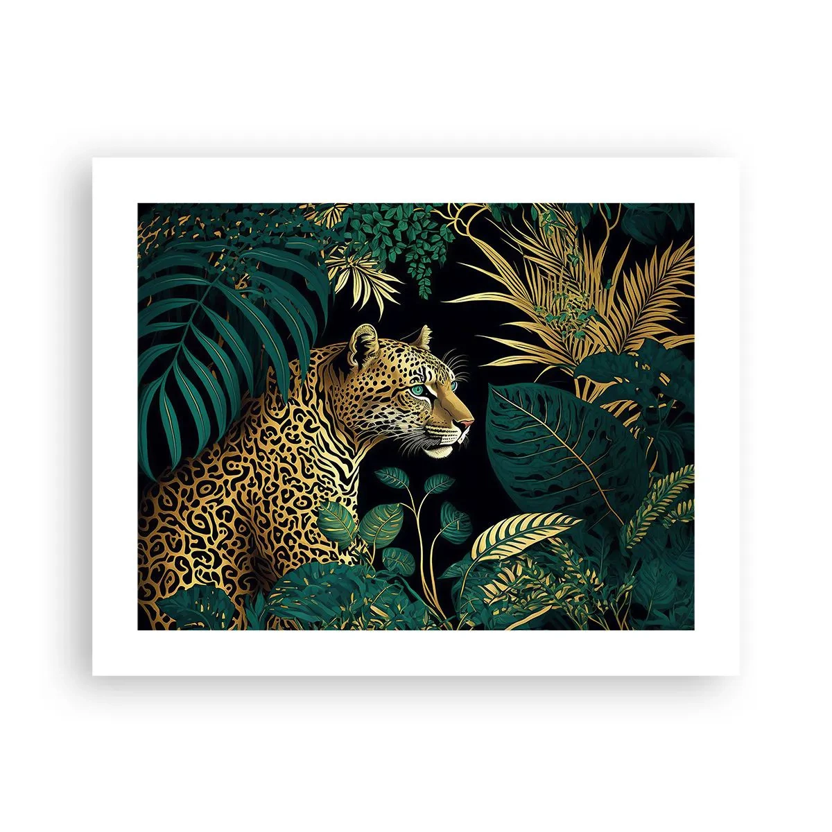 Poster - Een gastheer in de jungle - 50x40 cm