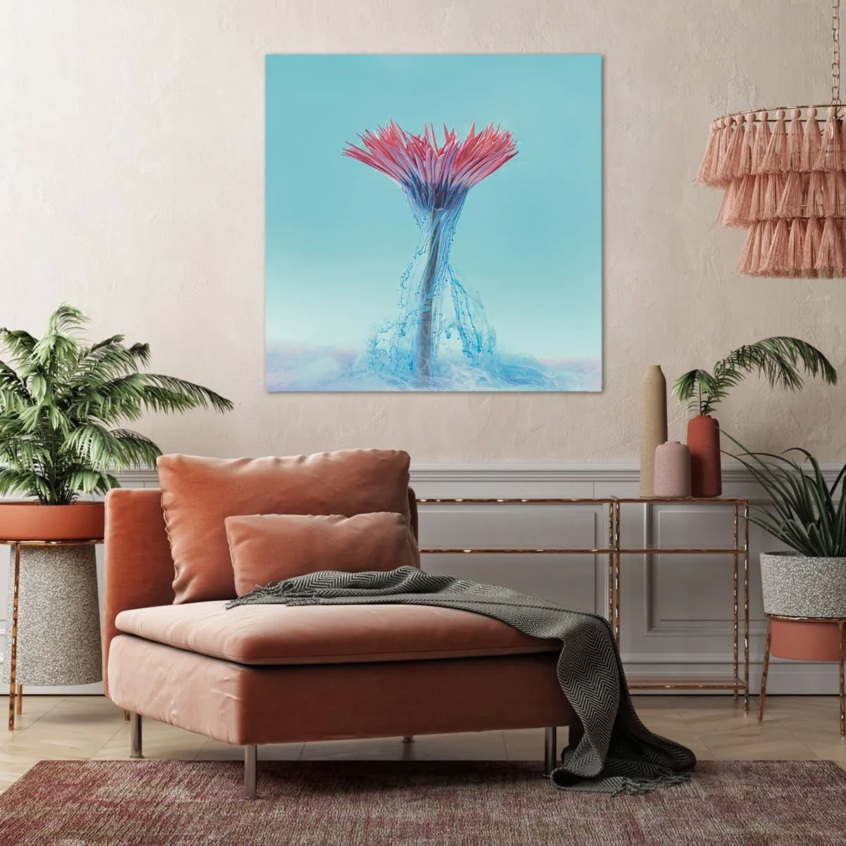 Schilderen op canvas - In een verkwikkende omhelzing - 40x40 cm