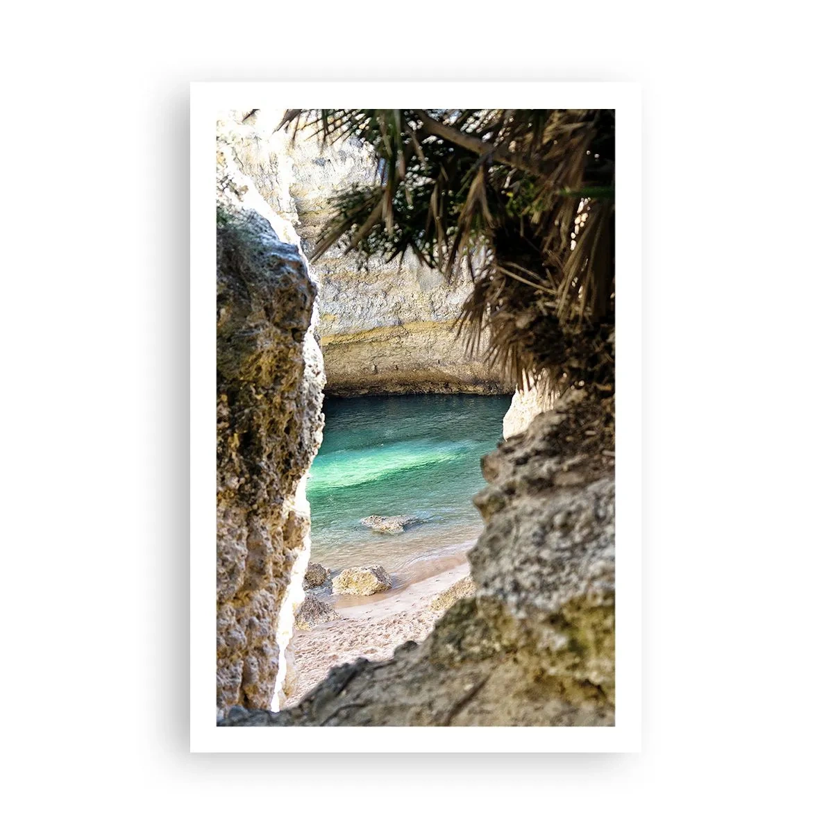 Poster - Turkoois baai - 61x91 cm