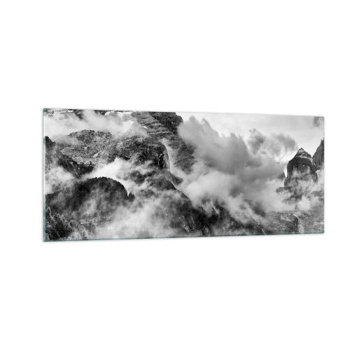 Schilderen op glas - Mooi en wreed - 100x40 cm