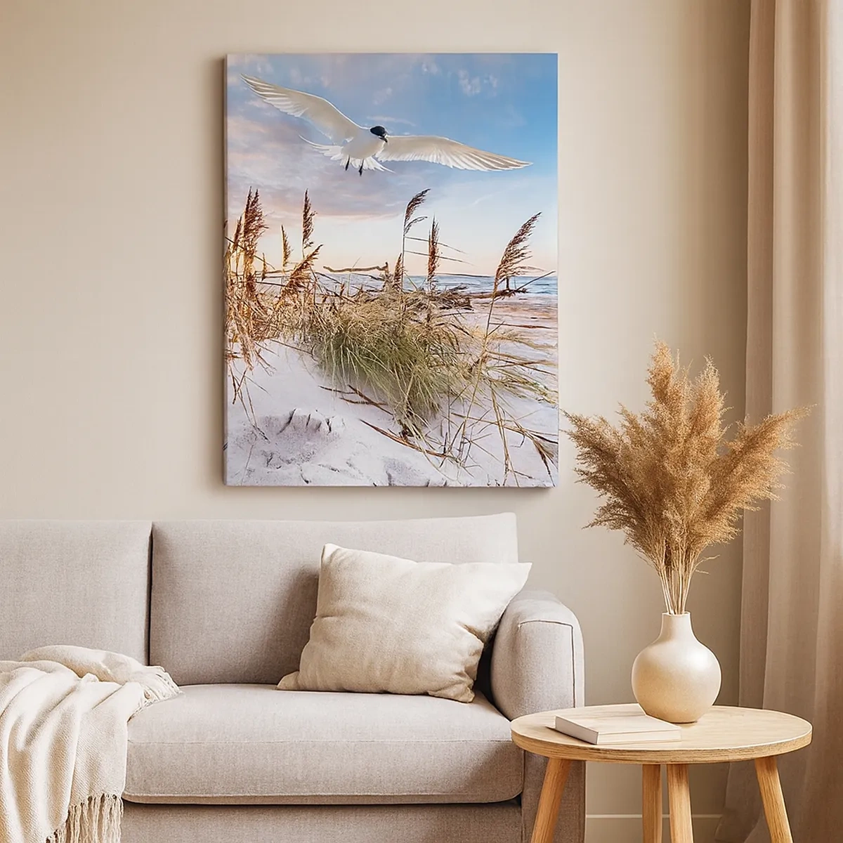 Schilderen op canvas - Wind uit zee - 50x70 cm