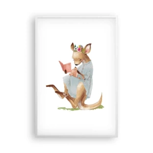 Poster in een witte lijst - Lees me voor mama - 61x91 cm