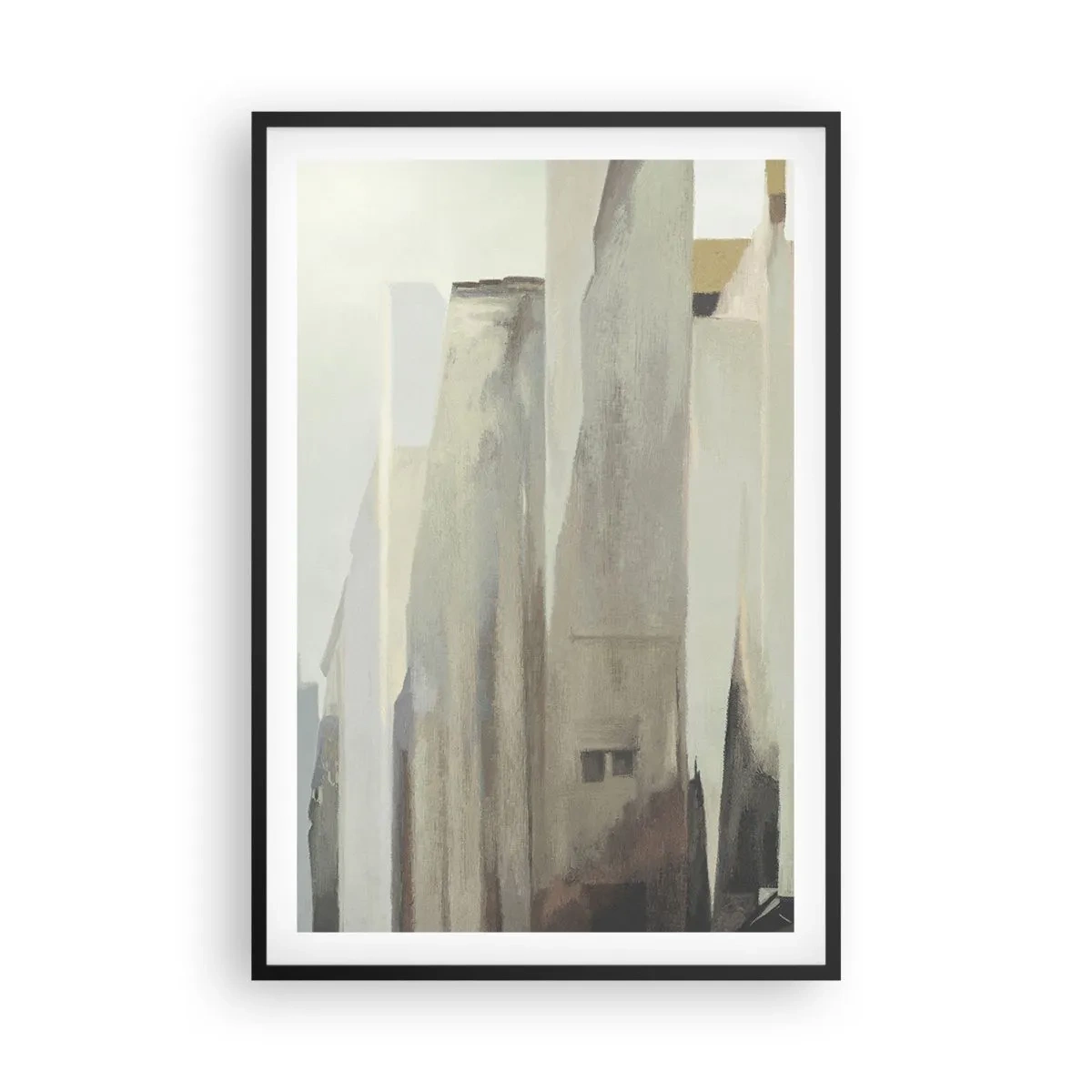Poster in een zwarte lijst - Droom over de stad - 61x91 cm