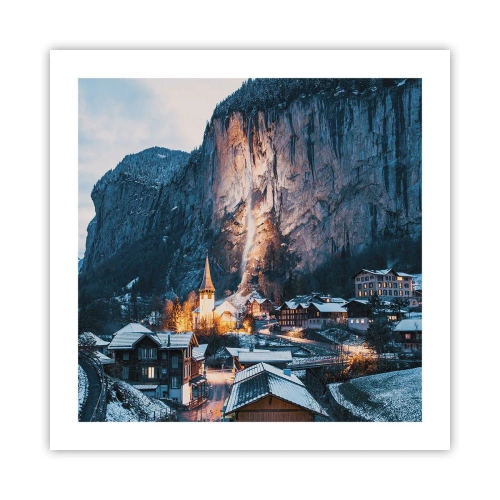 Poster - De stralende geest van de winter - 50x50 cm