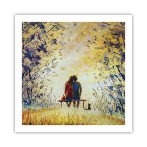 Poster - Een magisch moment - 60x60 cm