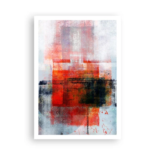 Poster - Een gloeiende compositie - 70x100 cm