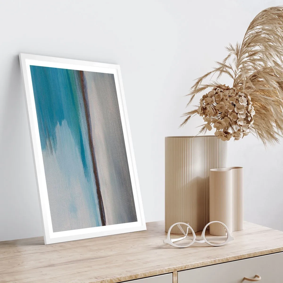 Poster in een witte lijst - Horizontaal landschap - 30x40 cm