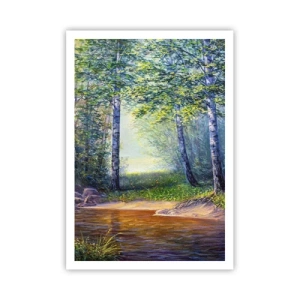 Poster - Idyllisch landschap - 70x100 cm