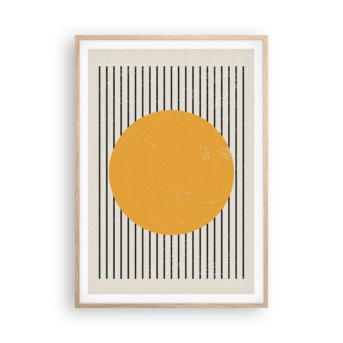 Een poster in een licht eiken lijst - De kracht van eenvoud - 70x100 cm
