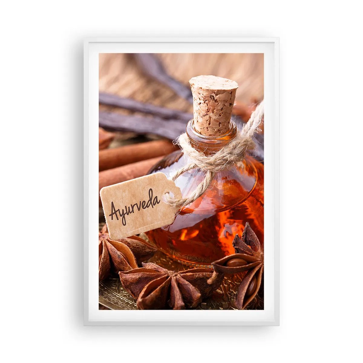 Poster in een witte lijst - Naar de eenheid van lichaam en geest - 61x91 cm