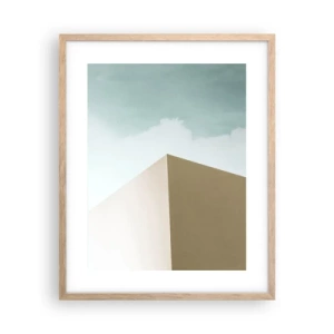 Een poster in een licht eiken lijst - De geometrie van een zonnige zomer - 40x50 cm