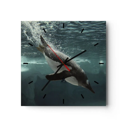 Wandklok - Klok - Welkom in mijn wereld - 30x30 cm