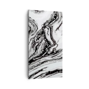 Schilderen op canvas - In het begin was er chaos - 55x100 cm