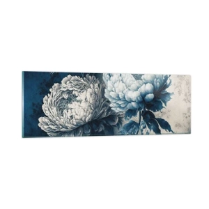 Schilderen op glas - Bij elkaar passend paar - 90x30 cm