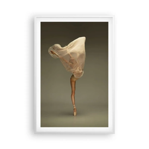 Poster in een witte lijst - Het zal snel omhoog vliegen - 61x91 cm