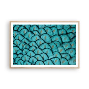 Een poster in een licht eiken lijst - Het grote verengala - 91x61 cm