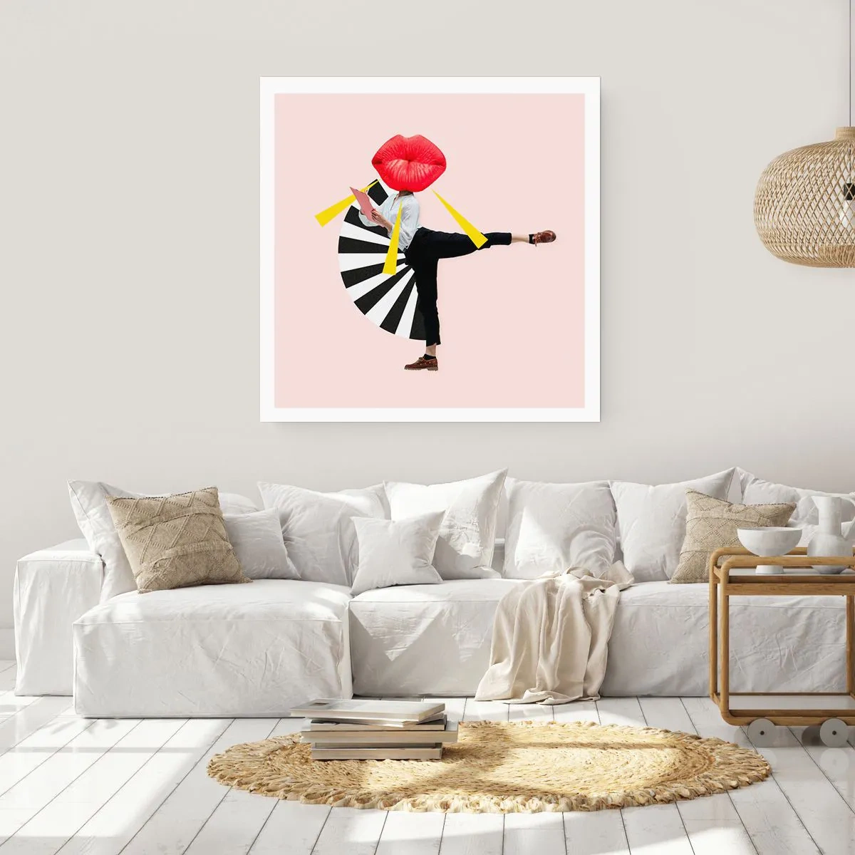 Poster - Surrealistische pop-art - 40x40 cm