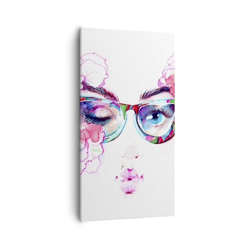 Schilderen op canvas - Een verleidelijke belofte - 55x100 cm