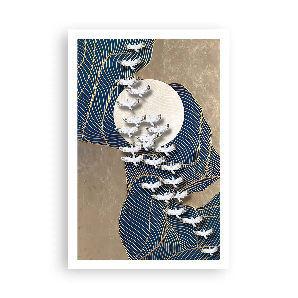 Poster - Vrijheid, dwalen, gemeenschap - 61x91 cm