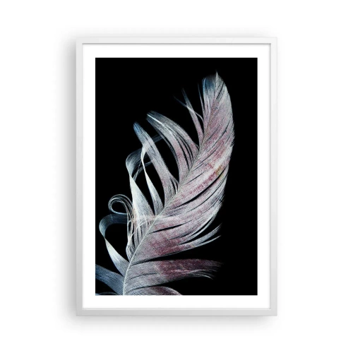 Poster in een witte lijst - Denk aan aanraking - 50x70 cm