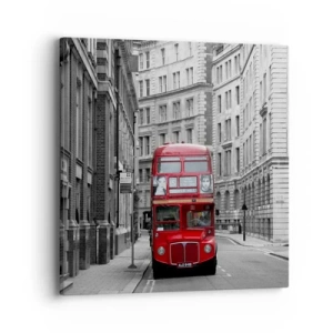 Schilderen op canvas - Het dagelijkse leven hoeft niet grijs te zijn - 40x40 cm