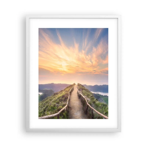 Poster in een witte lijst - Dicht bij de hemel - 40x50 cm