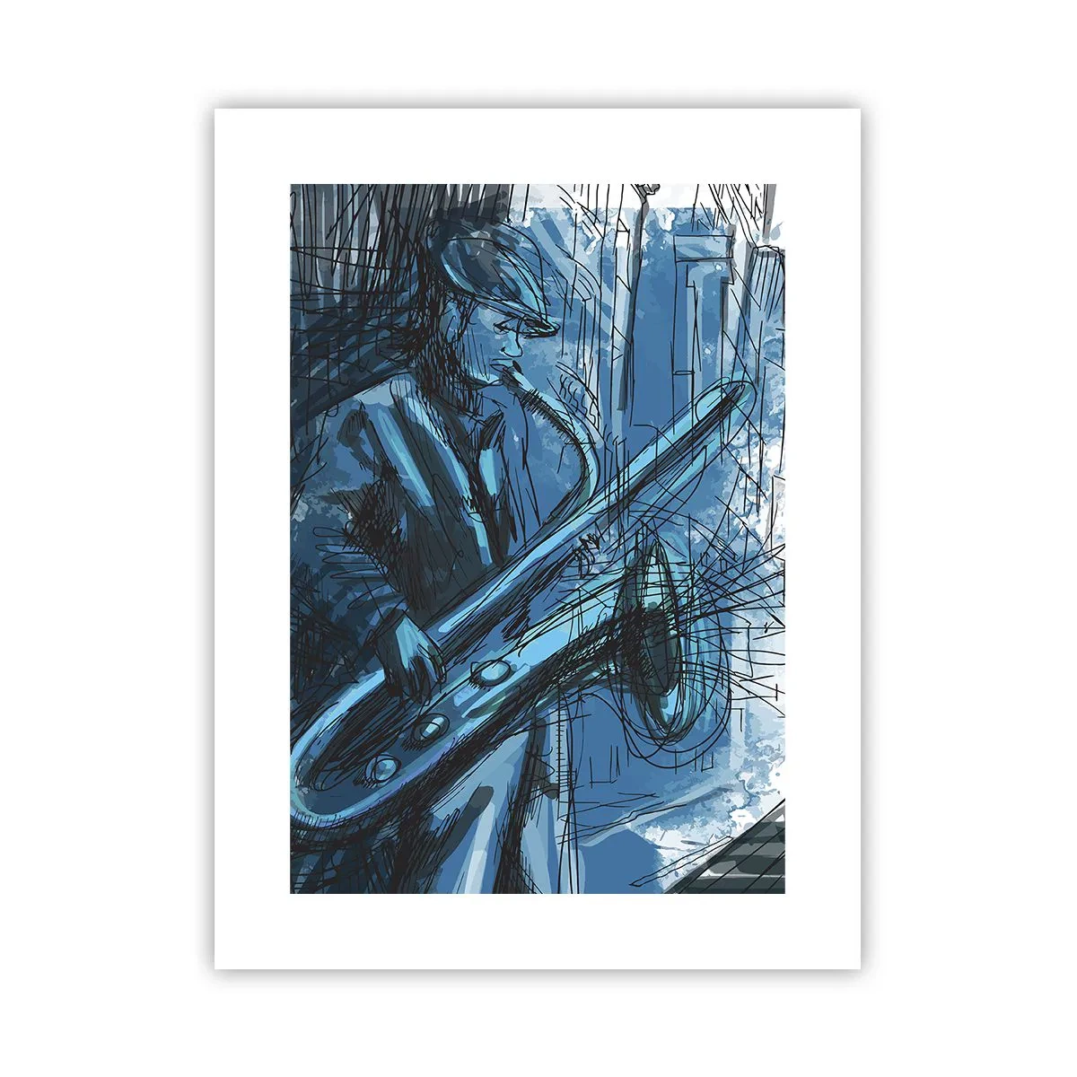Poster - Stedelijke Rapsodie - 30x40 cm