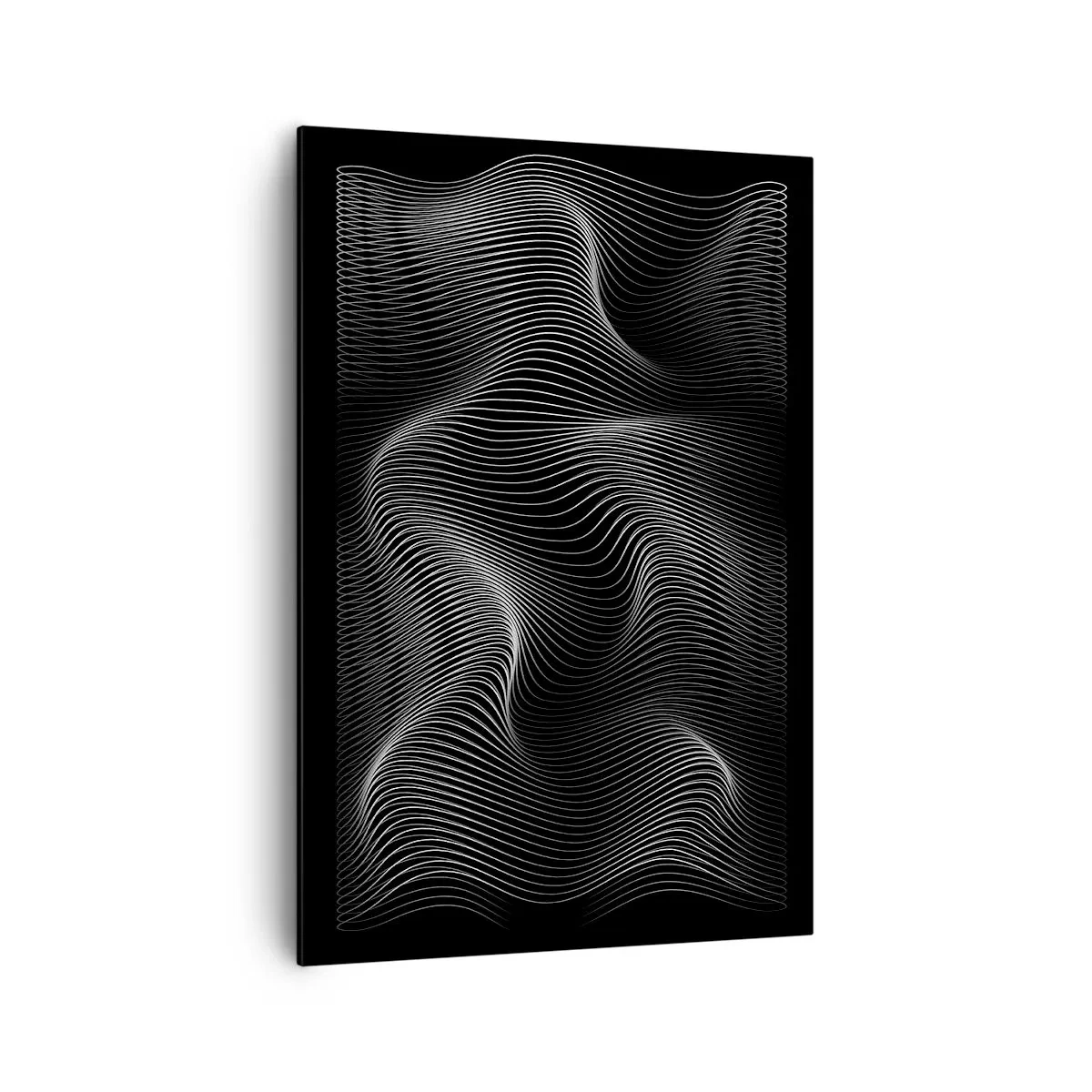 Schilderen op canvas - Dans van licht in de ruimte - 70x100 cm