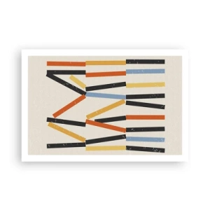 Poster - Compositie op goed niveau - 91x61 cm